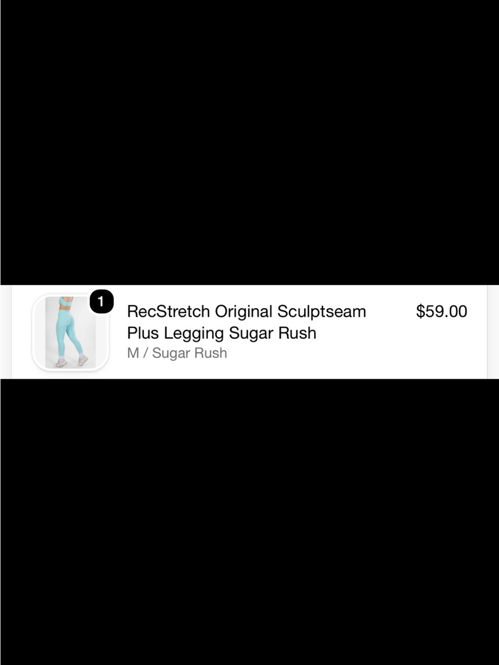 Paragon Fitwear- RecStretch Original Sculptseam
Plus Legging Sugar Rush - Picture 2 of 3